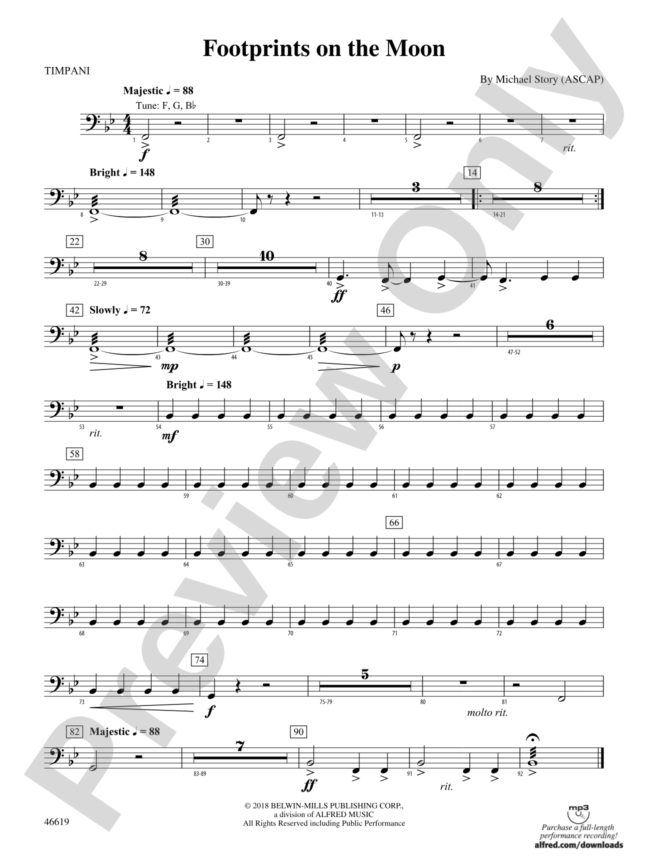 Footprints on the Moon: Timpani