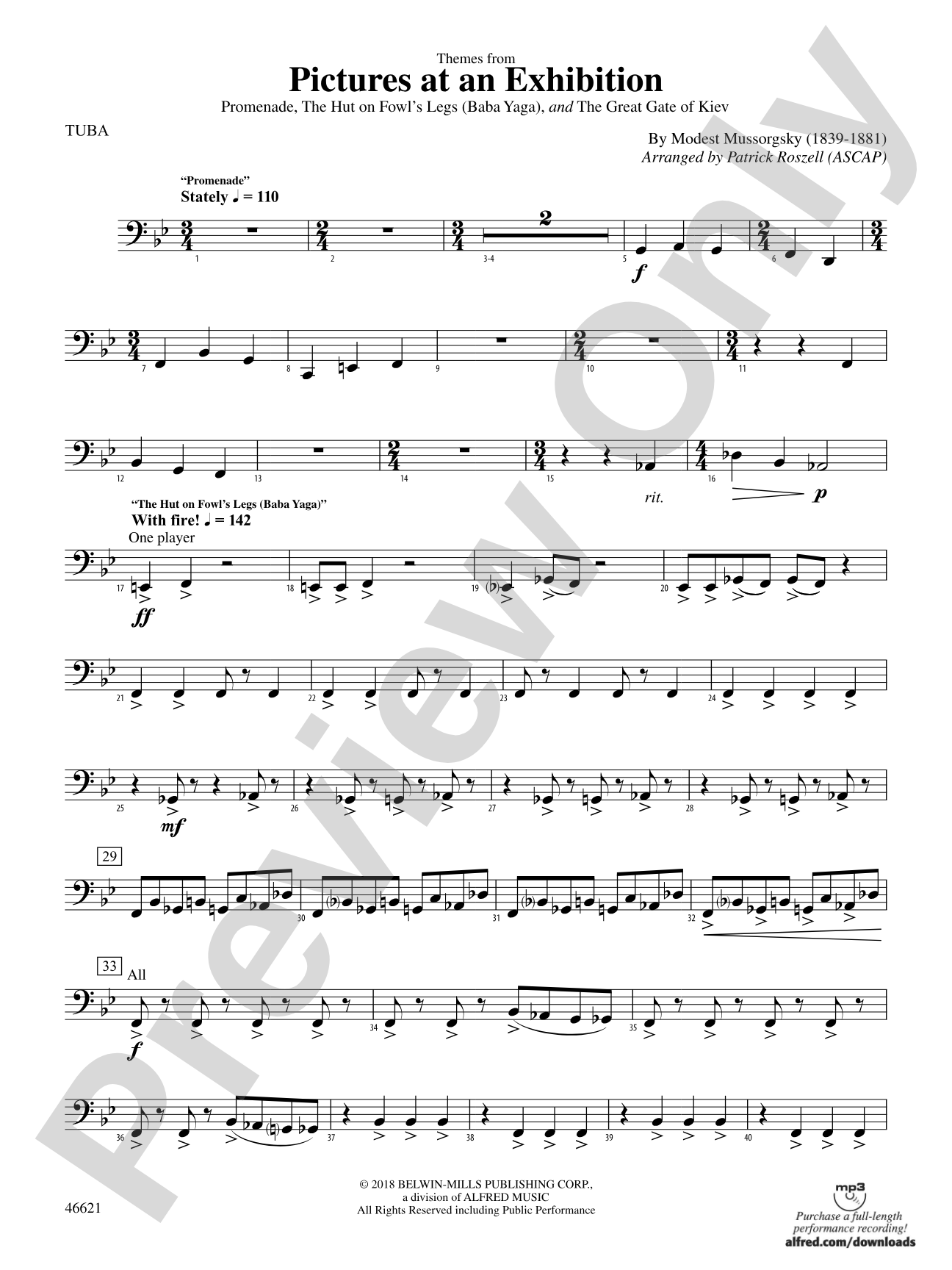 Pictures at an Exhibition: Tuba