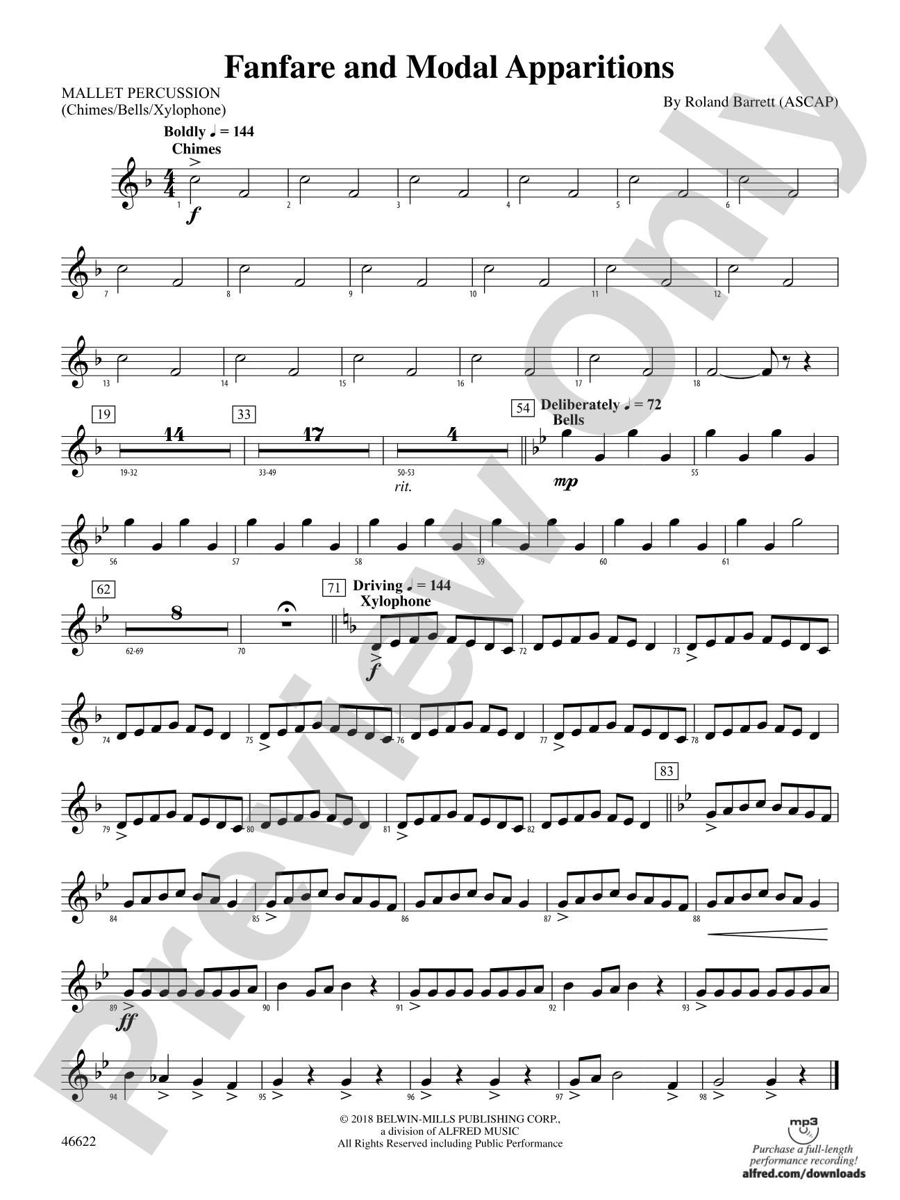 Fanfare and Modal Apparitions: Mallets