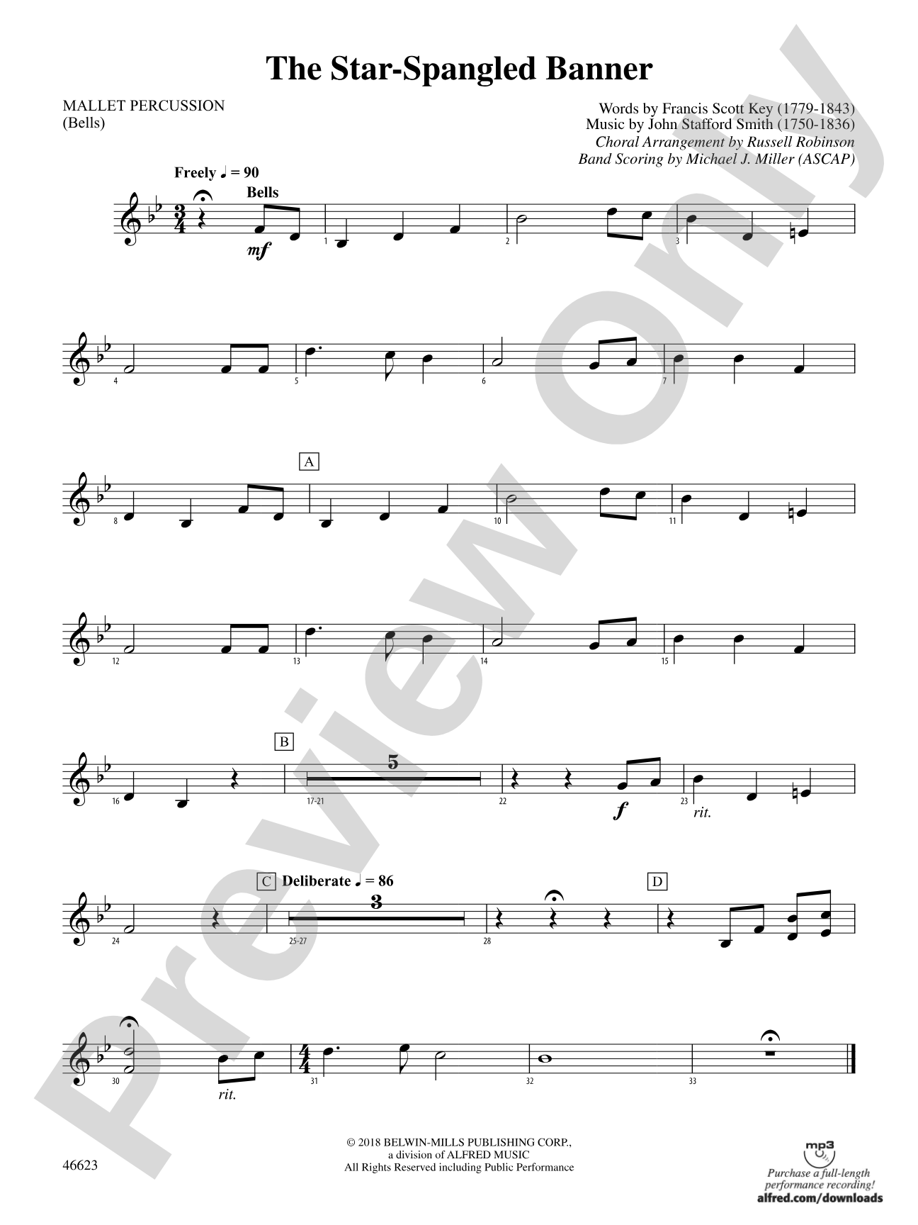 The Star-Spangled Banner: Mallets