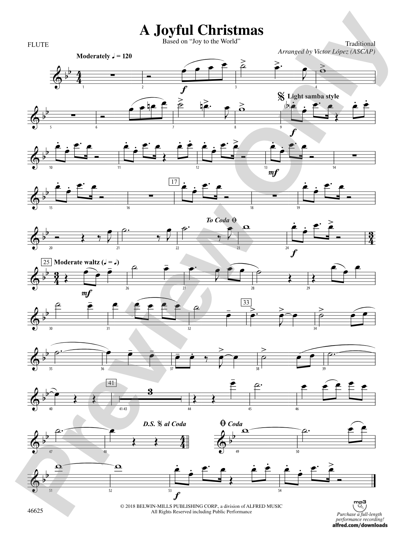 A Joyful Christmas: Flute