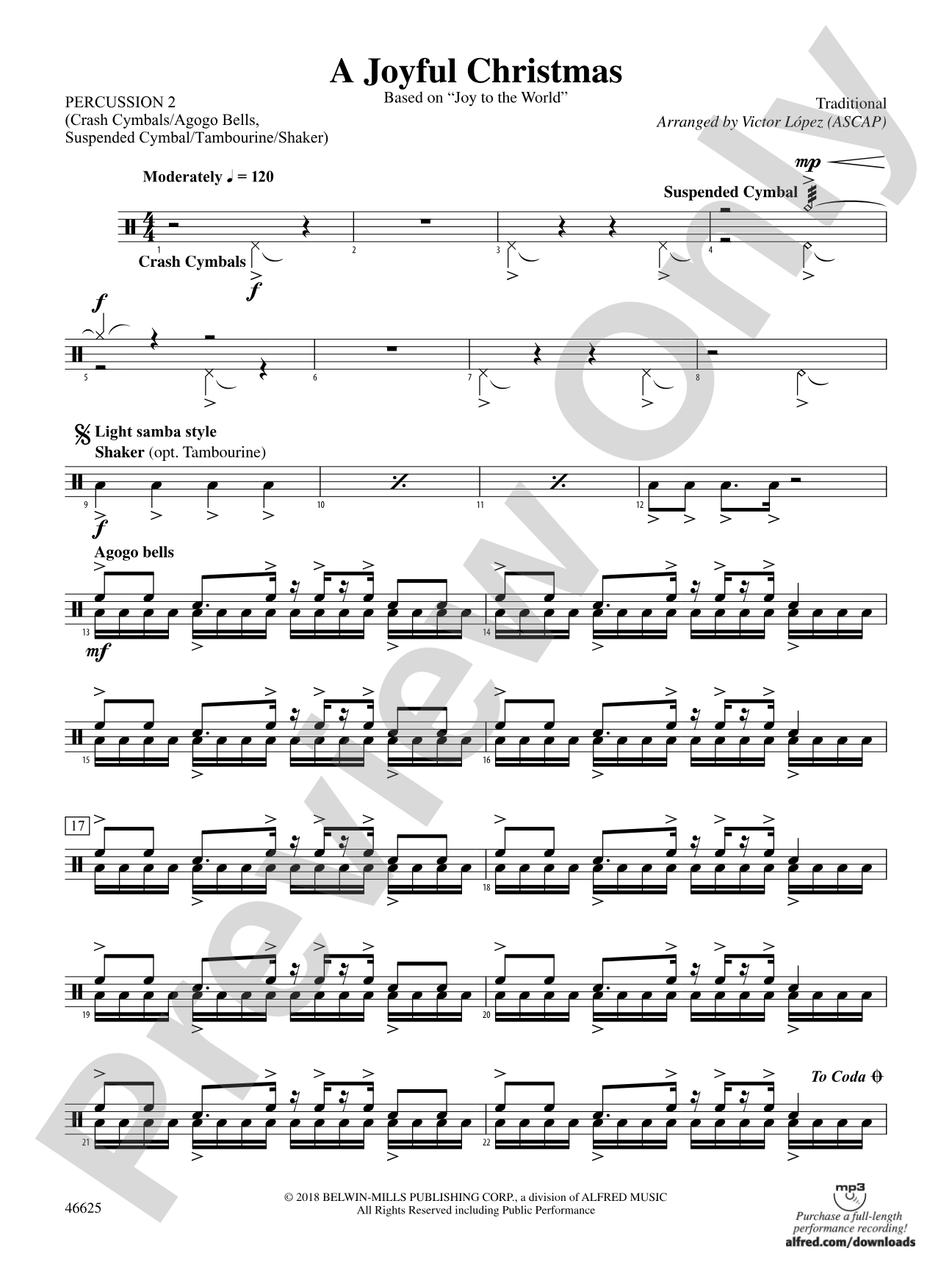 A Joyful Christmas: 2nd Percussion