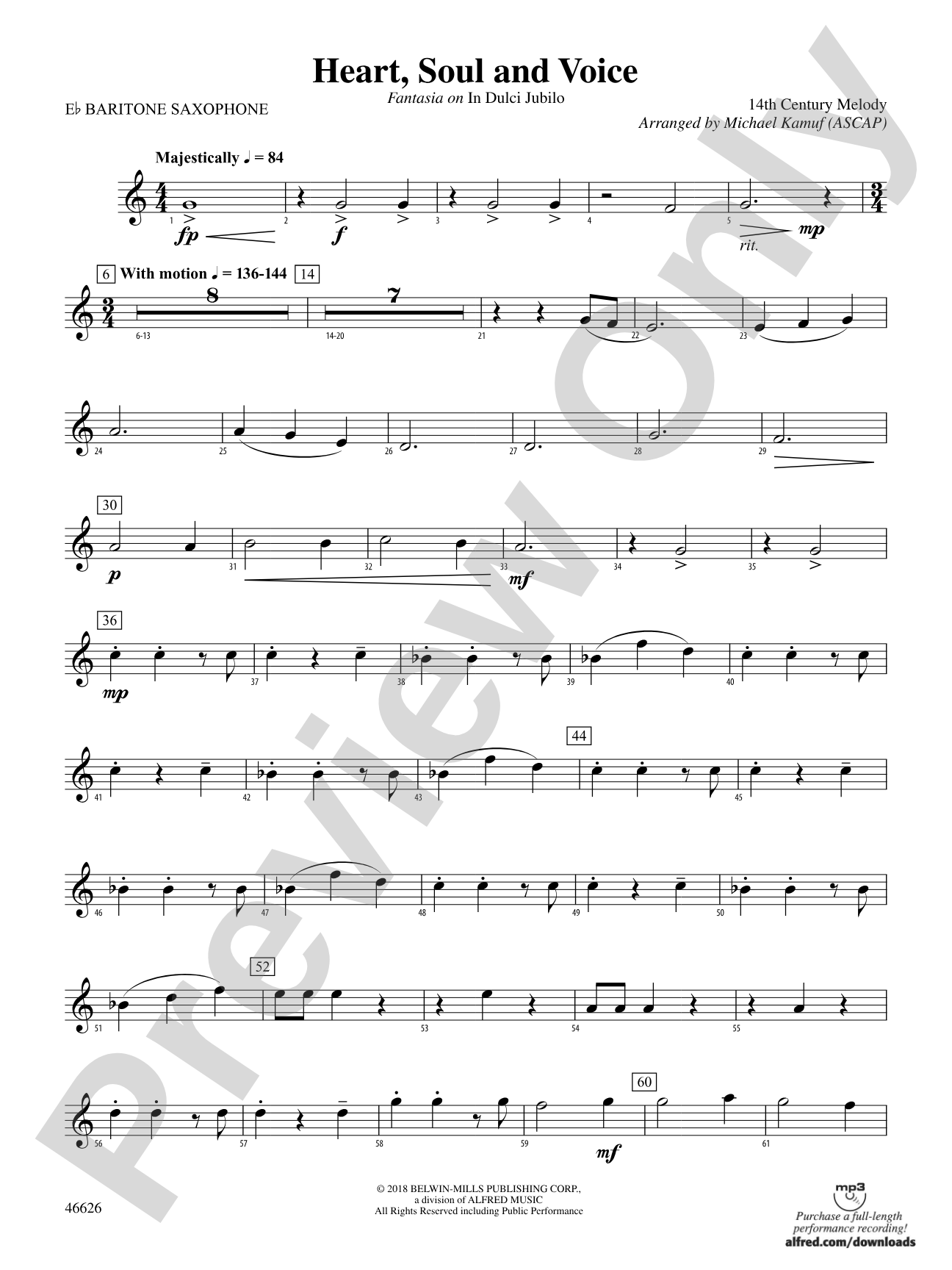 Heart, Soul, and Voice: E-flat Baritone Saxophone