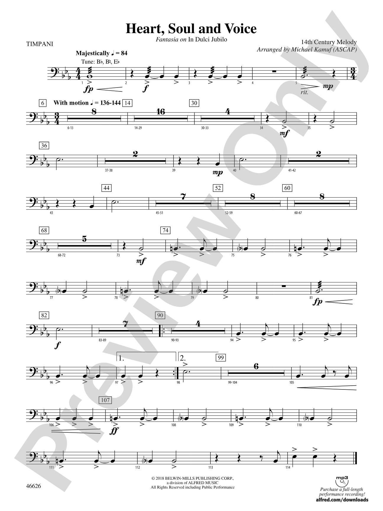 Heart, Soul, and Voice: Timpani