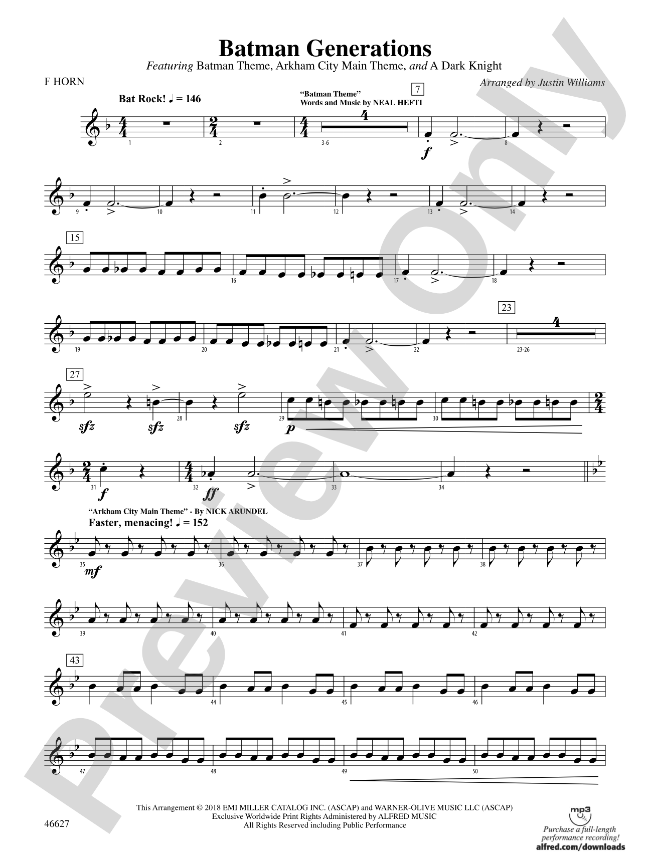 Batman Generations: 1st F Horn