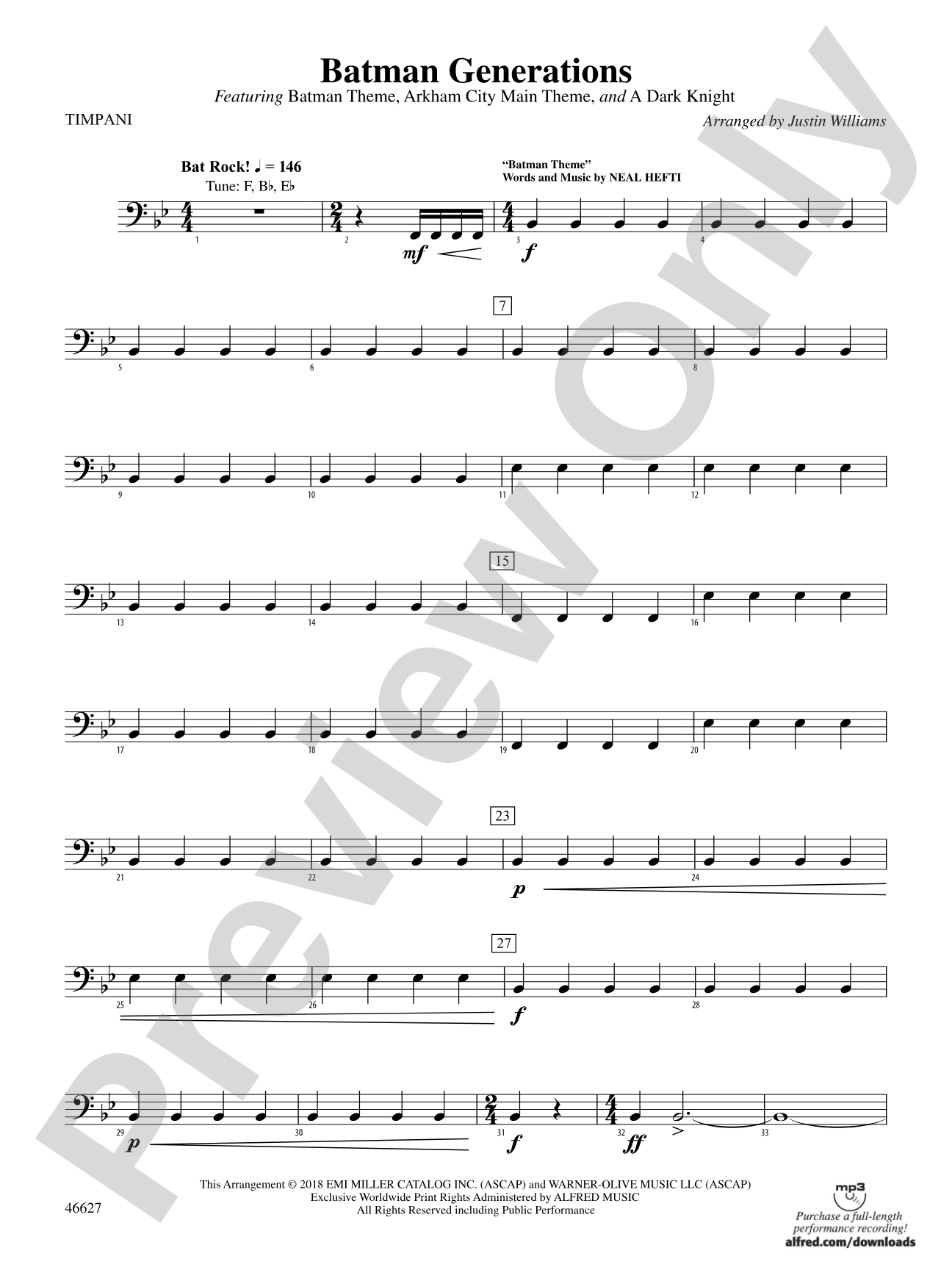 Batman Generations: Timpani