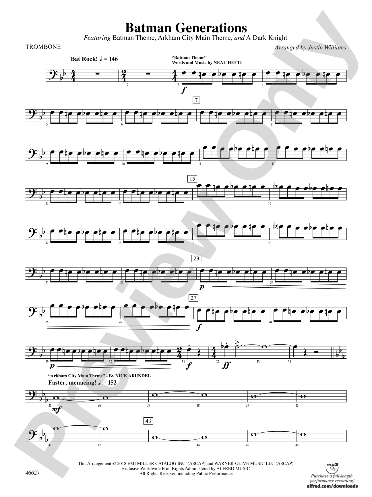 Batman Generations: 1st Trombone