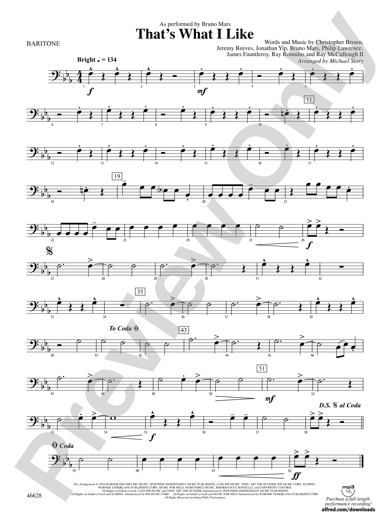 That's What I Like: Baritone B.C.
