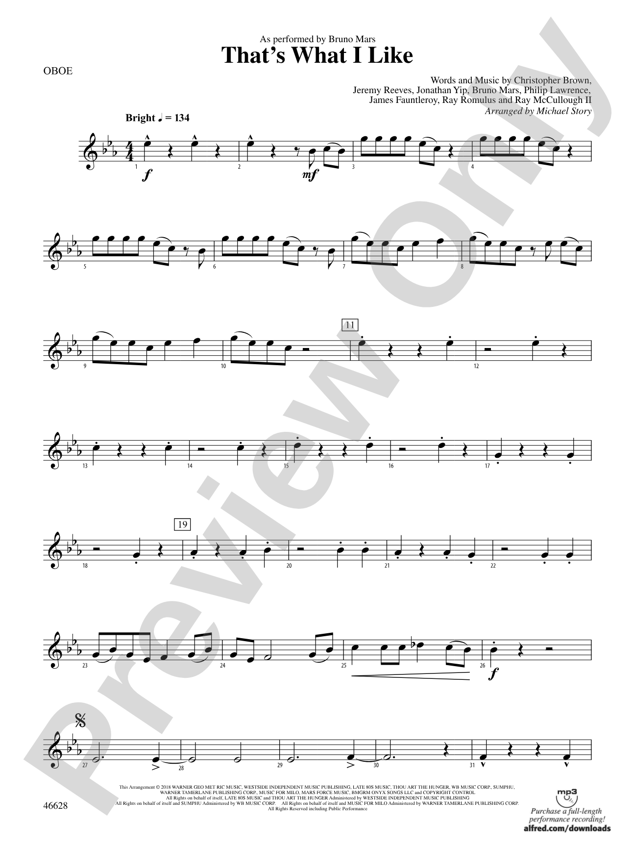 That's What I Like: Oboe