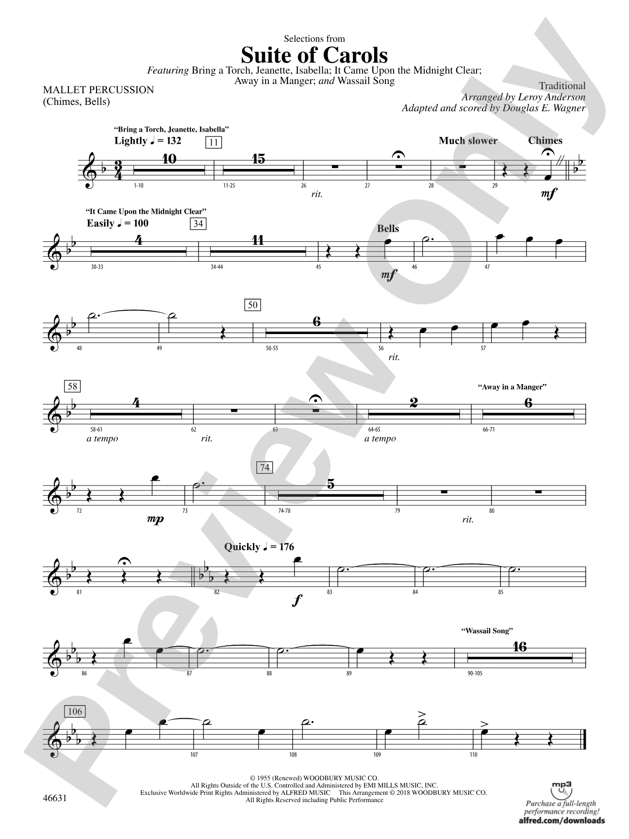 Suite of Carols, Selections from: Mallets