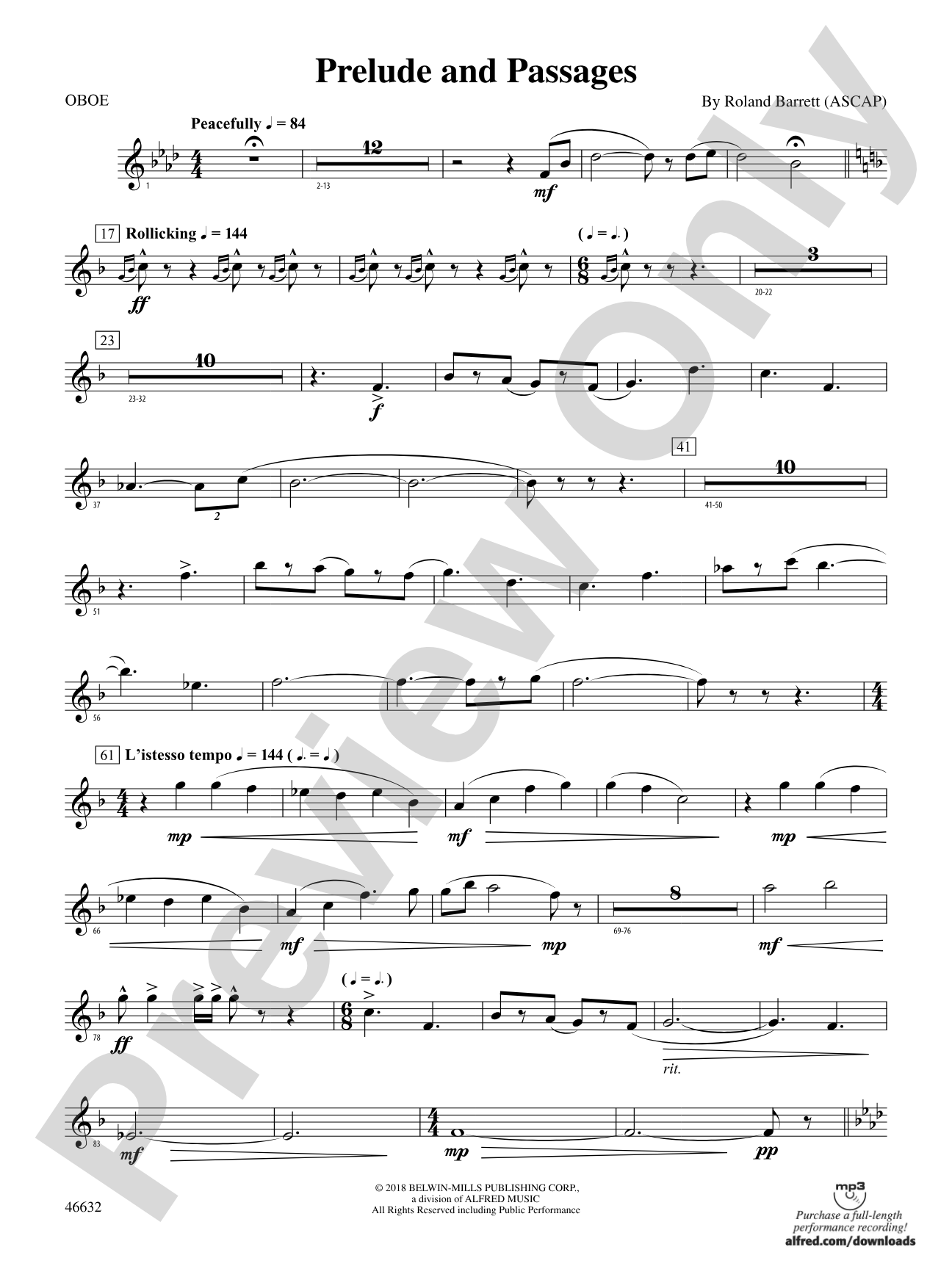 Prelude and Passages: Oboe