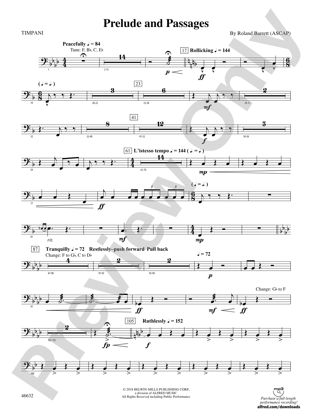 Prelude and Passages: Timpani
