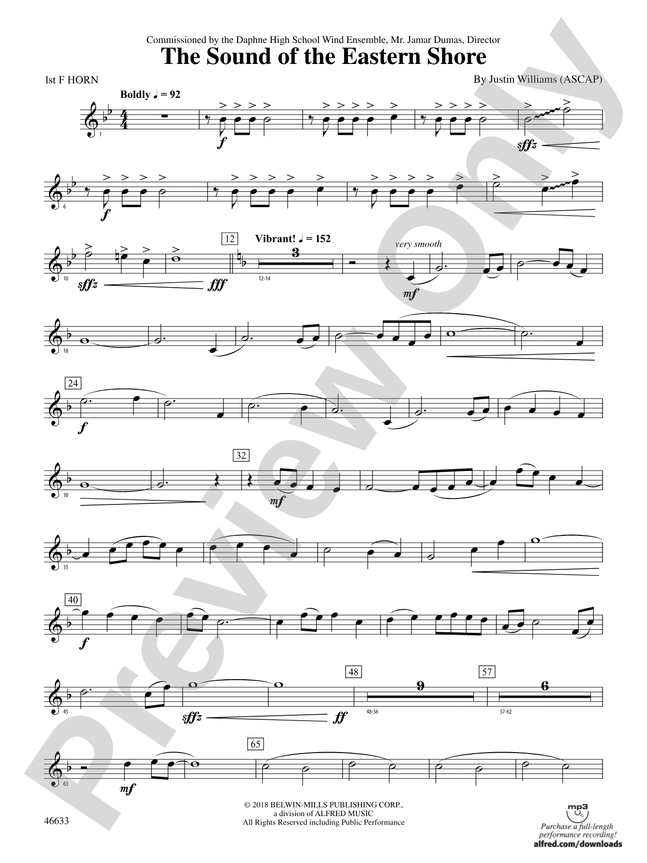 The Sound of the Eastern Shore: 1st F Horn