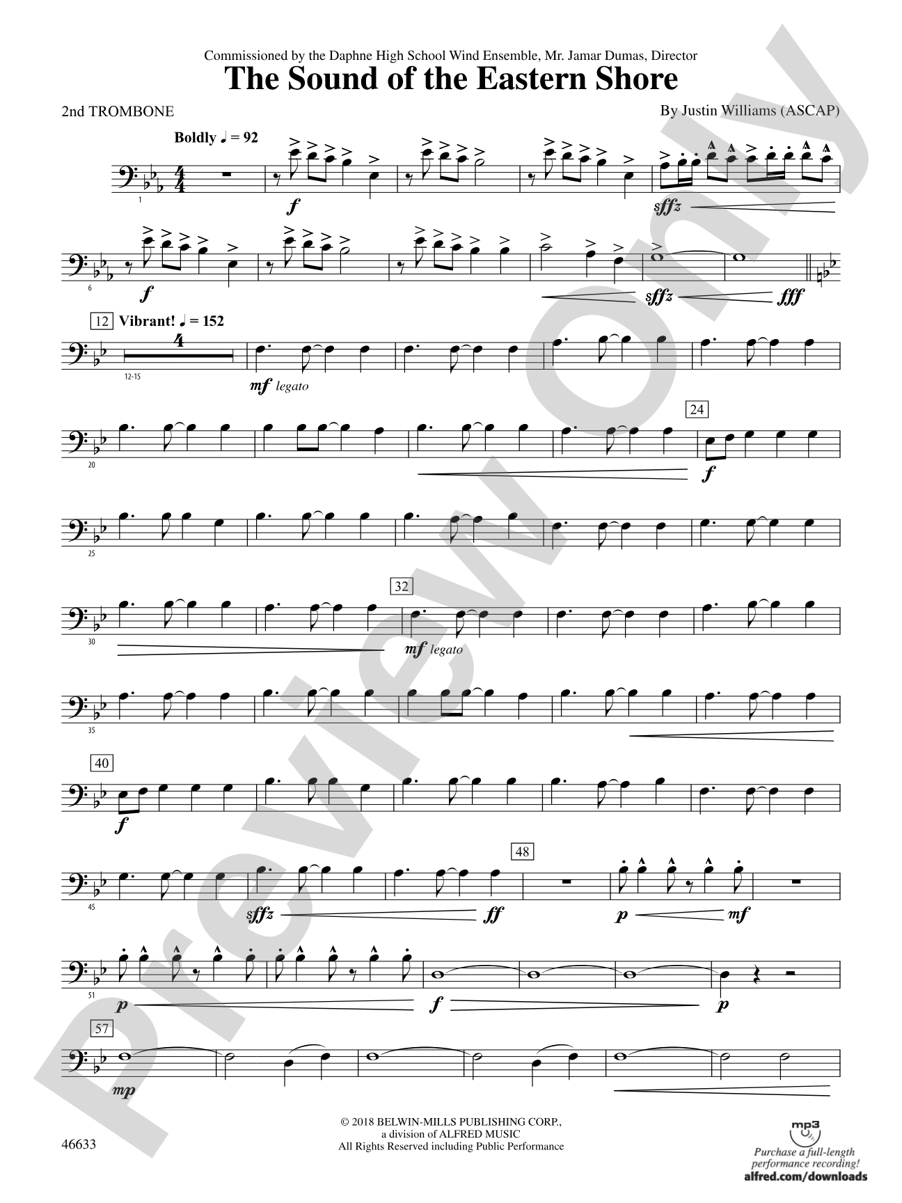 The Sound of the Eastern Shore: 2nd Trombone