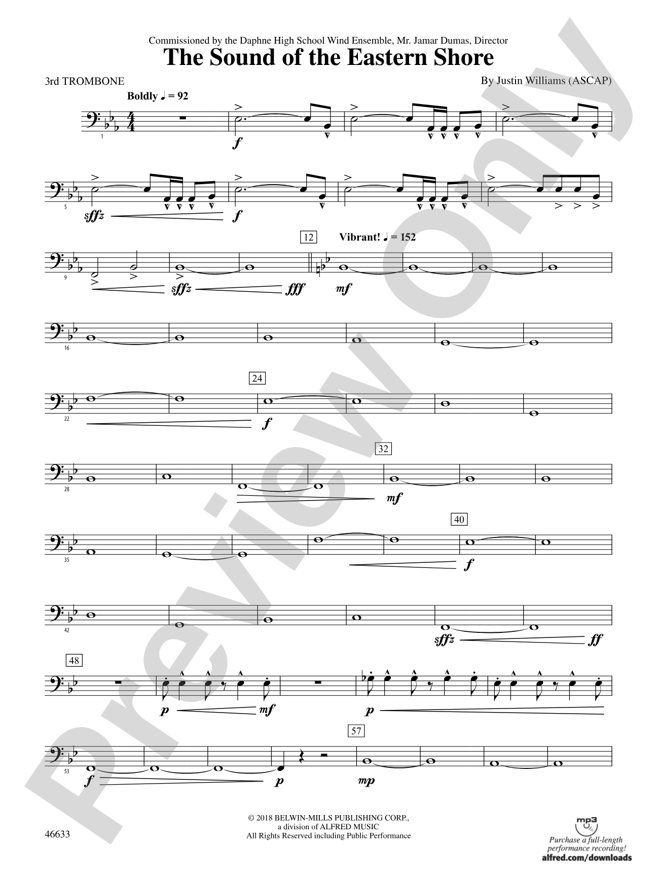 The Sound of the Eastern Shore: 3rd Trombone