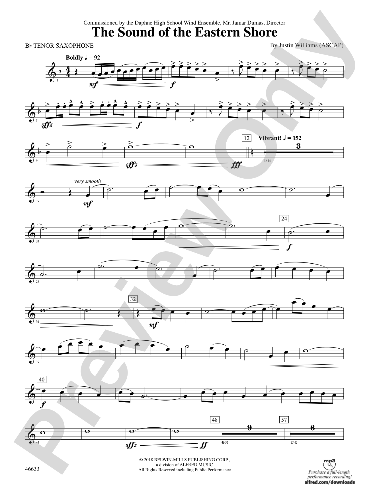The Sound of the Eastern Shore: B-flat Tenor Saxophone