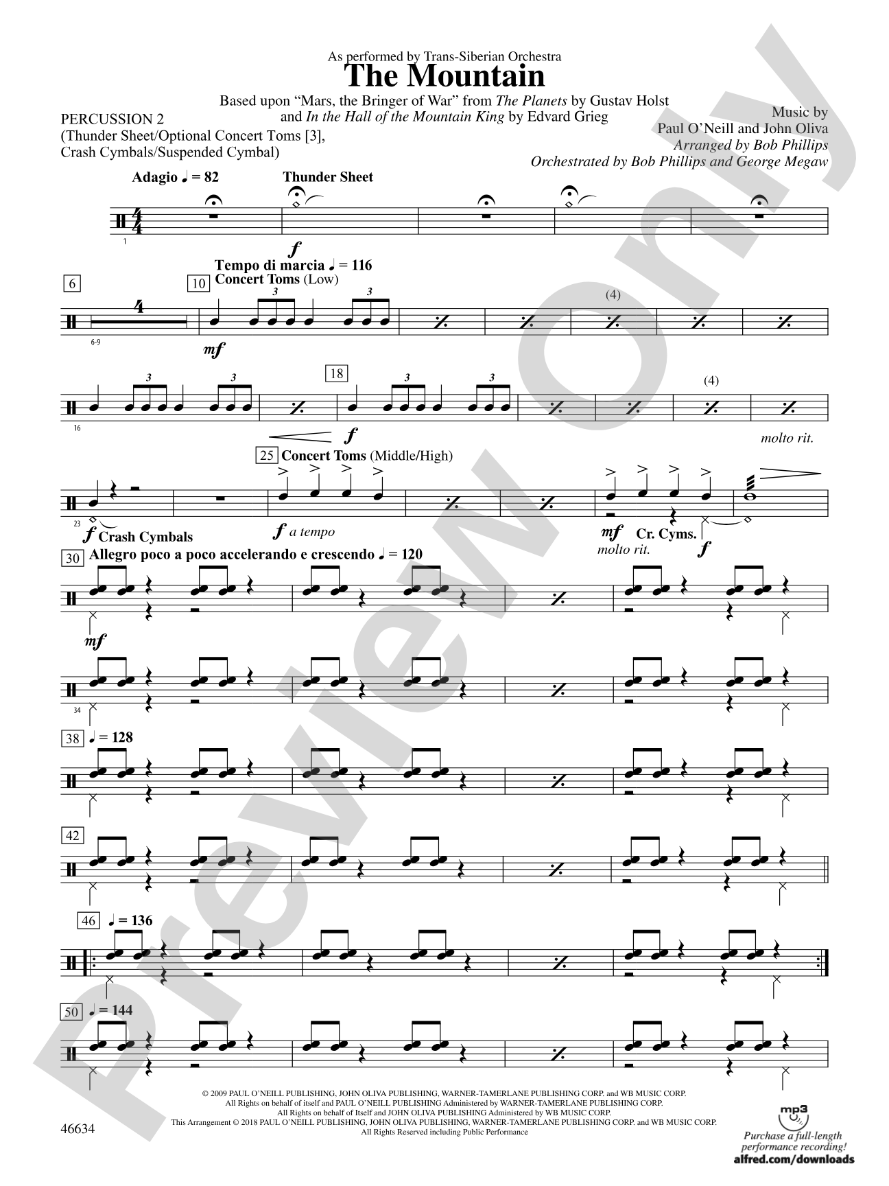 The Mountain: 2nd Percussion