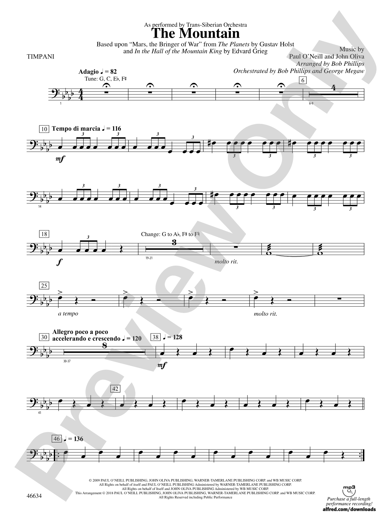 The Mountain: Timpani