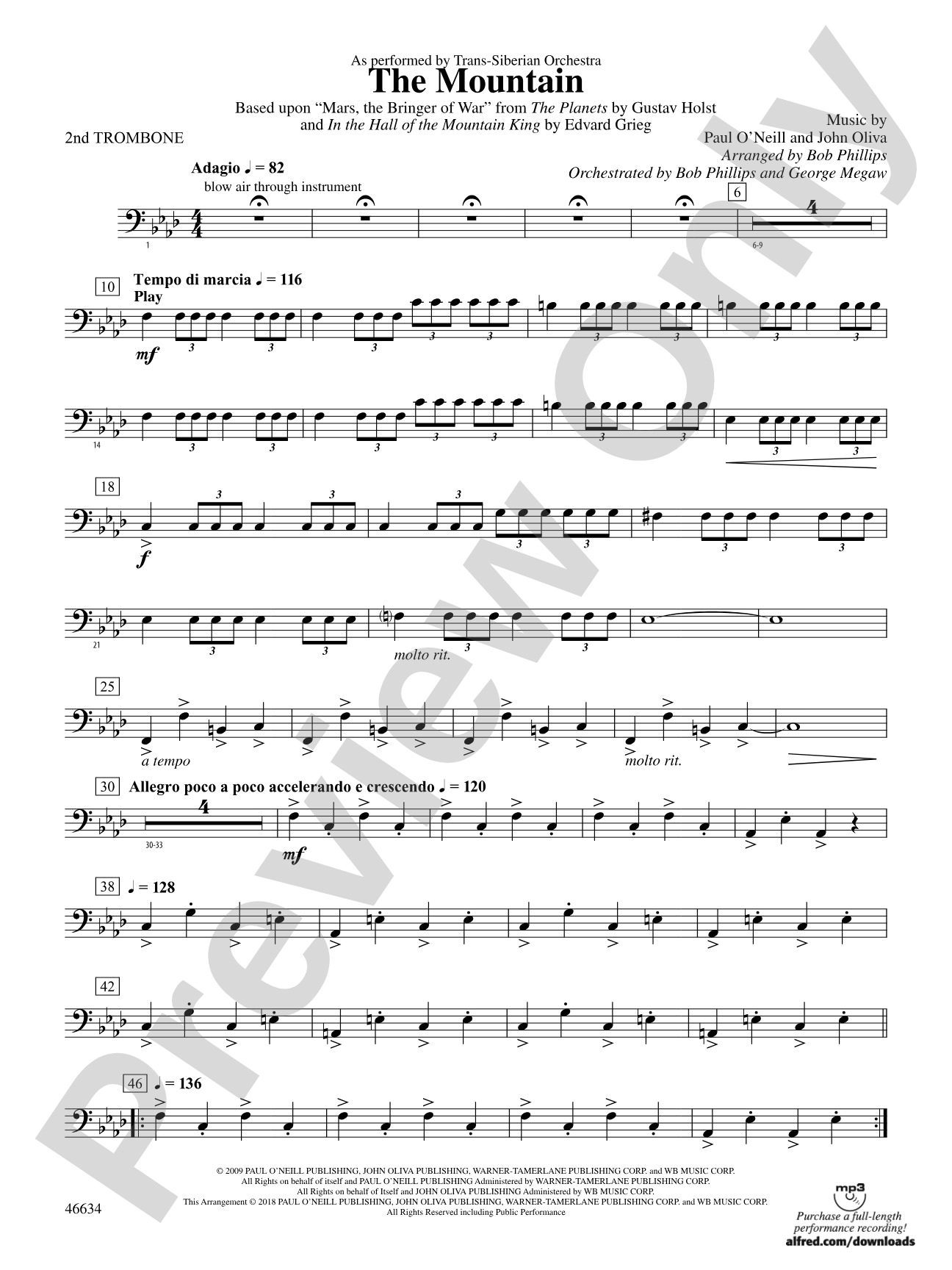 The Mountain: 2nd Trombone
