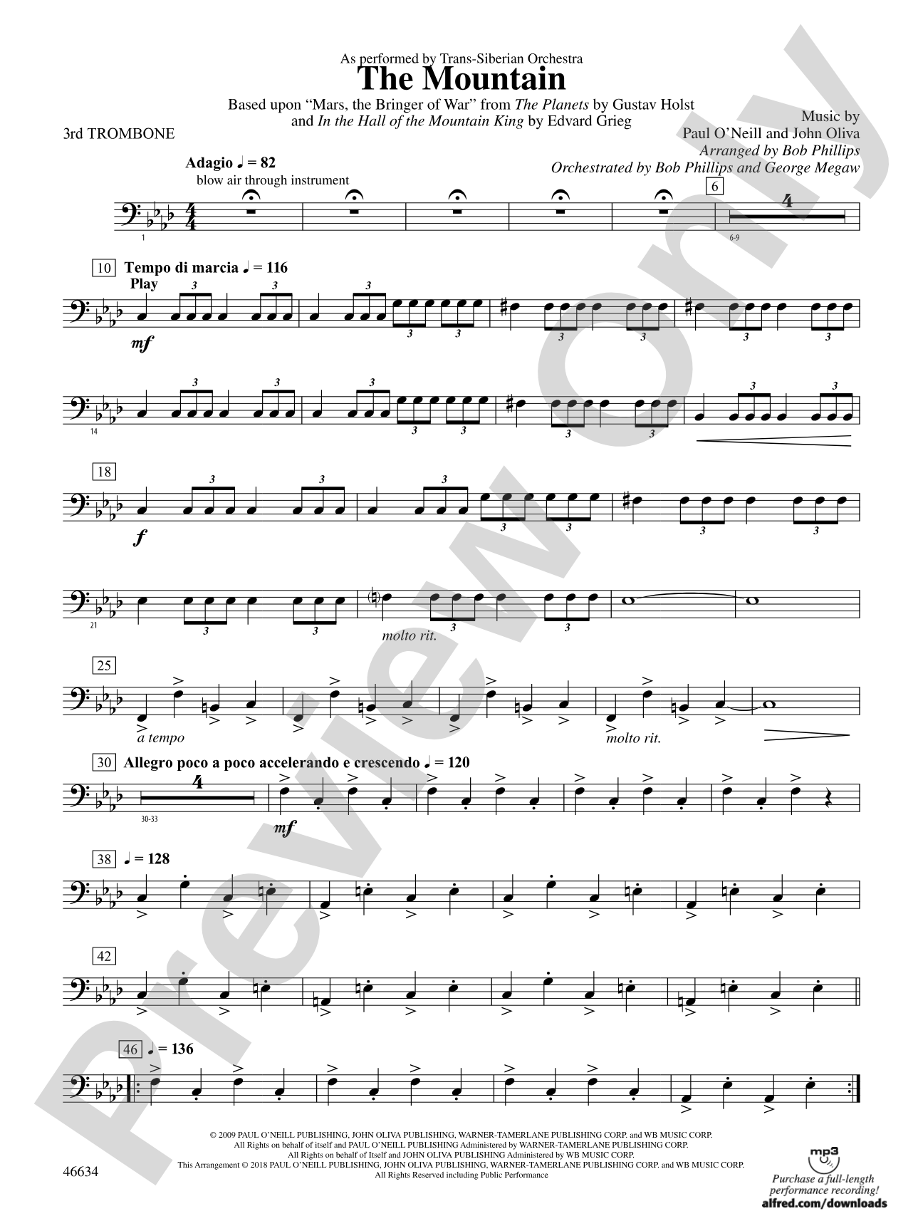 The Mountain: 3rd Trombone