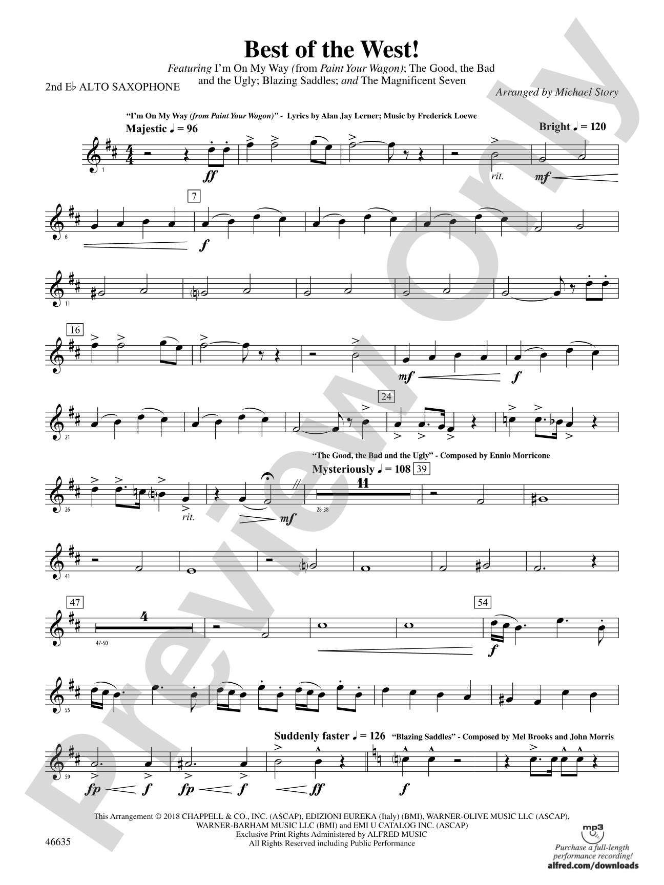 Best of the West!: 2nd E-flat Alto Saxophone