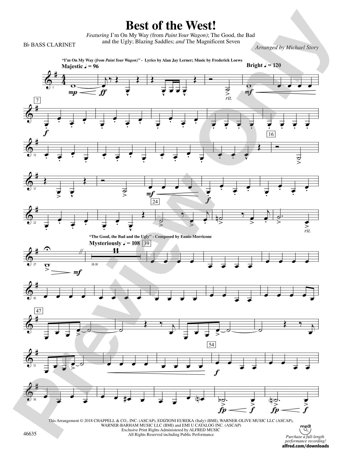 Best of the West!: B-flat Bass Clarinet