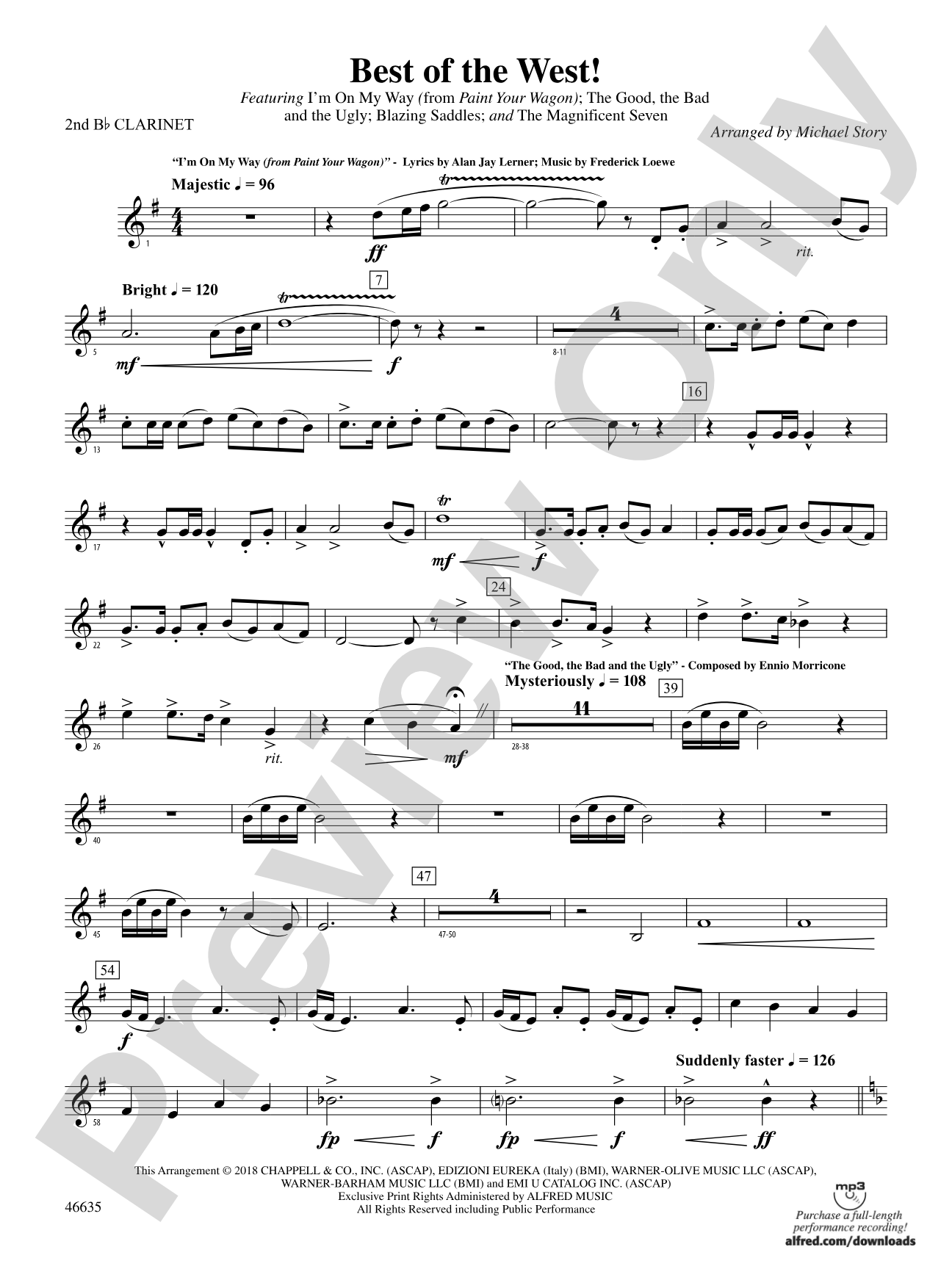 Best of the West!: 2nd B-flat Clarinet