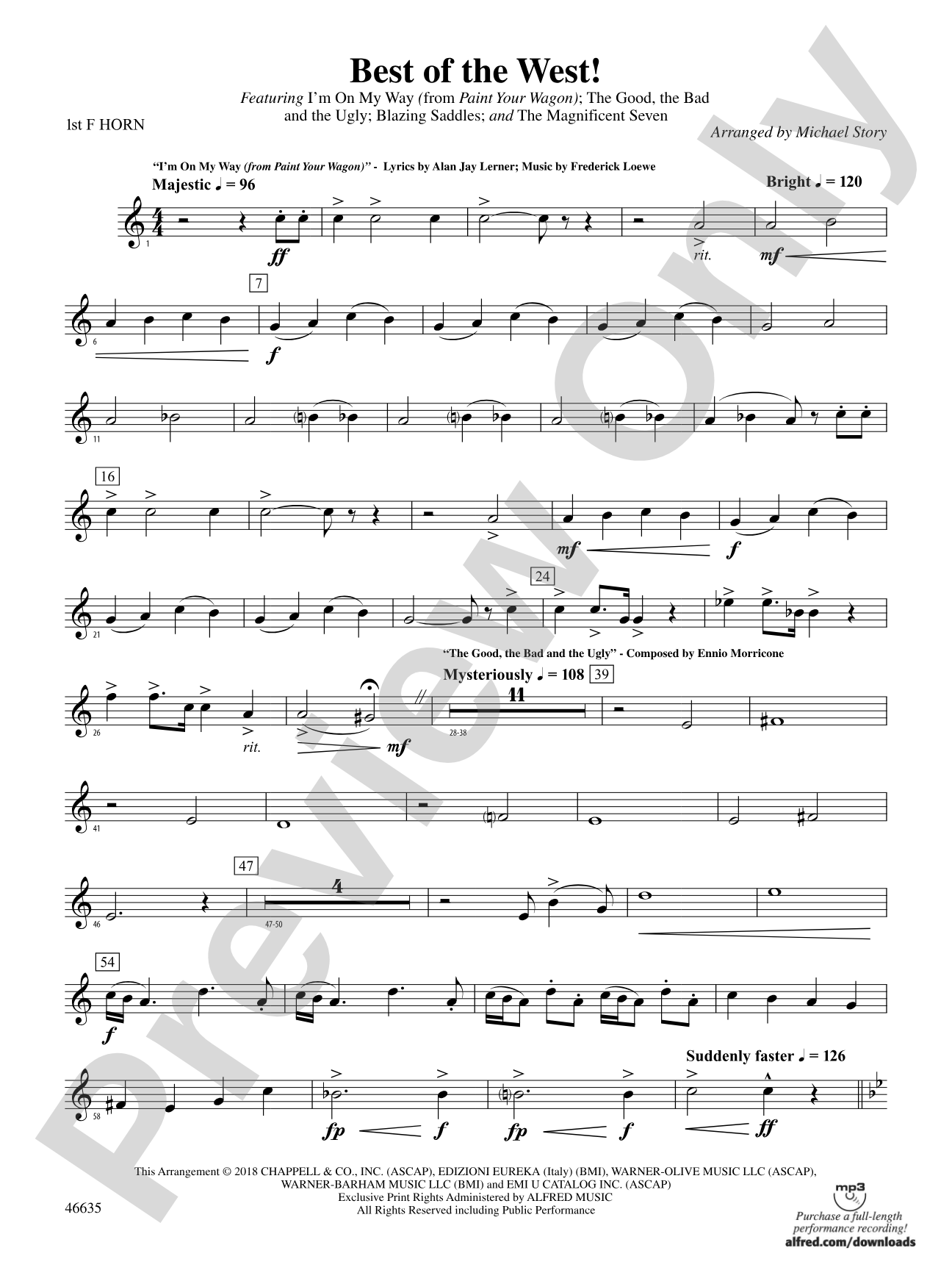 Best of the West!: 1st F Horn