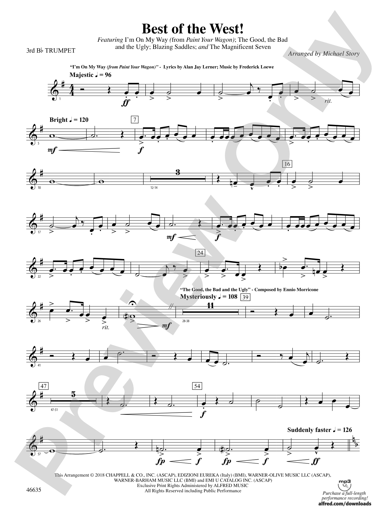 Best of the West!: 3rd B-flat Trumpet