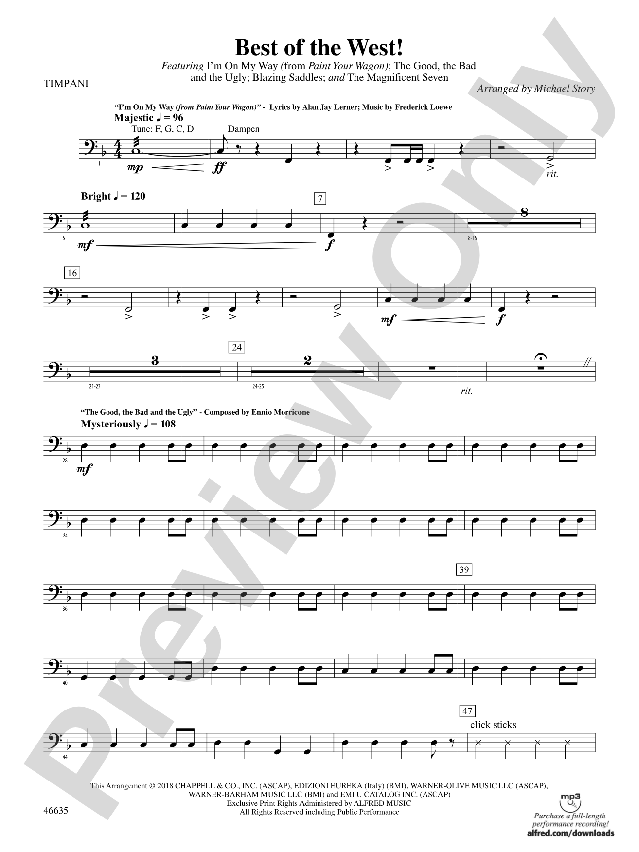 Best of the West!: Timpani