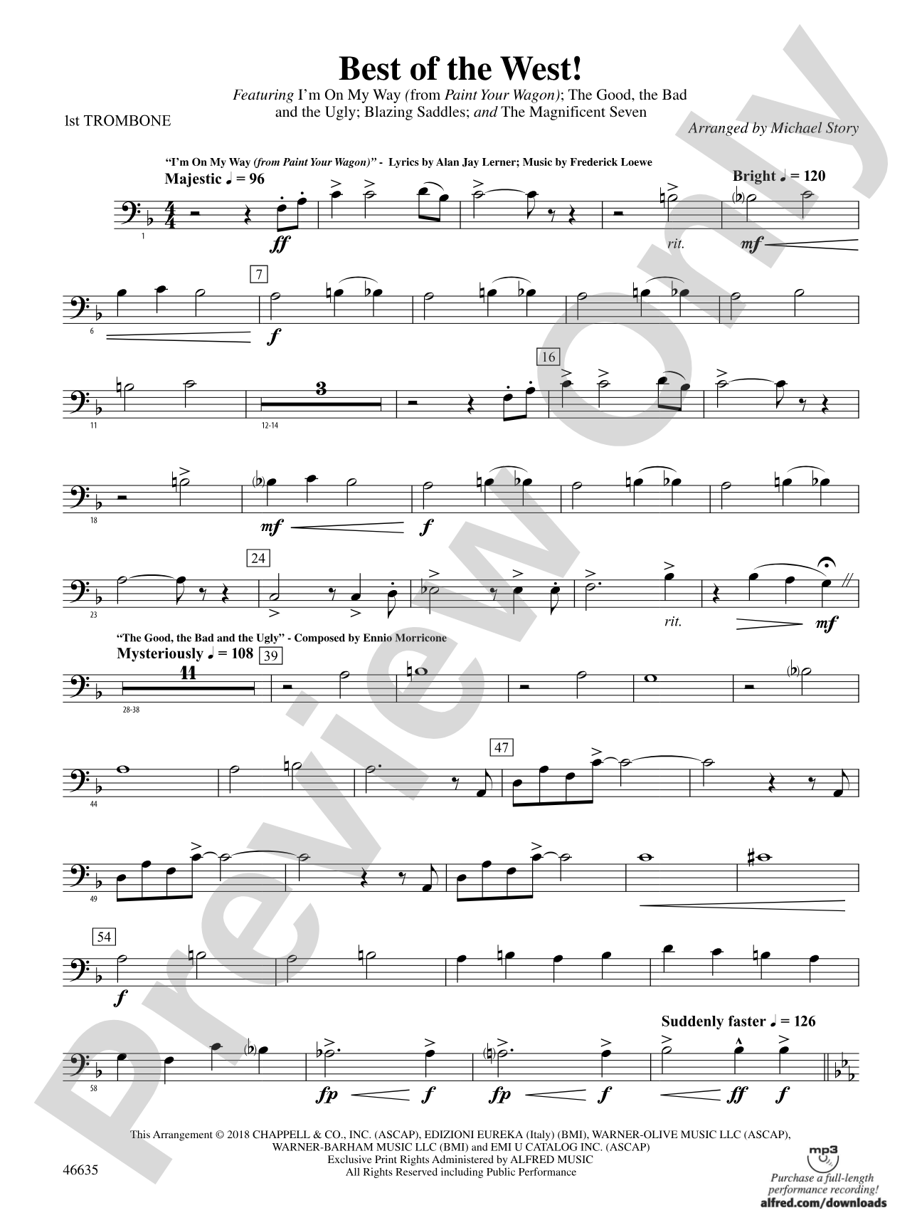 Best of the West!: 1st Trombone