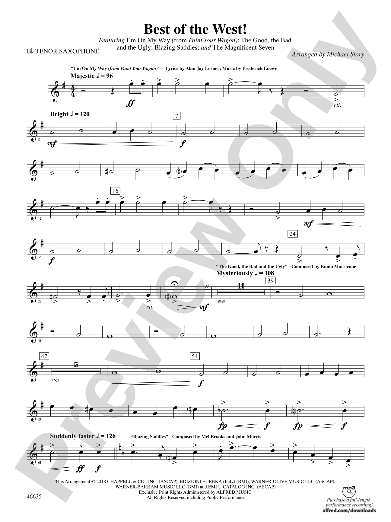 Best of the West!: B-flat Tenor Saxophone