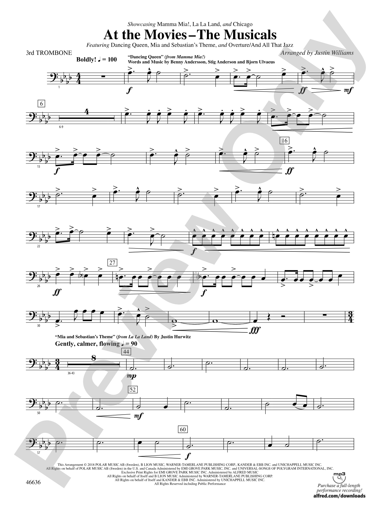 At the Movies---The Musicals: 3rd Trombone
