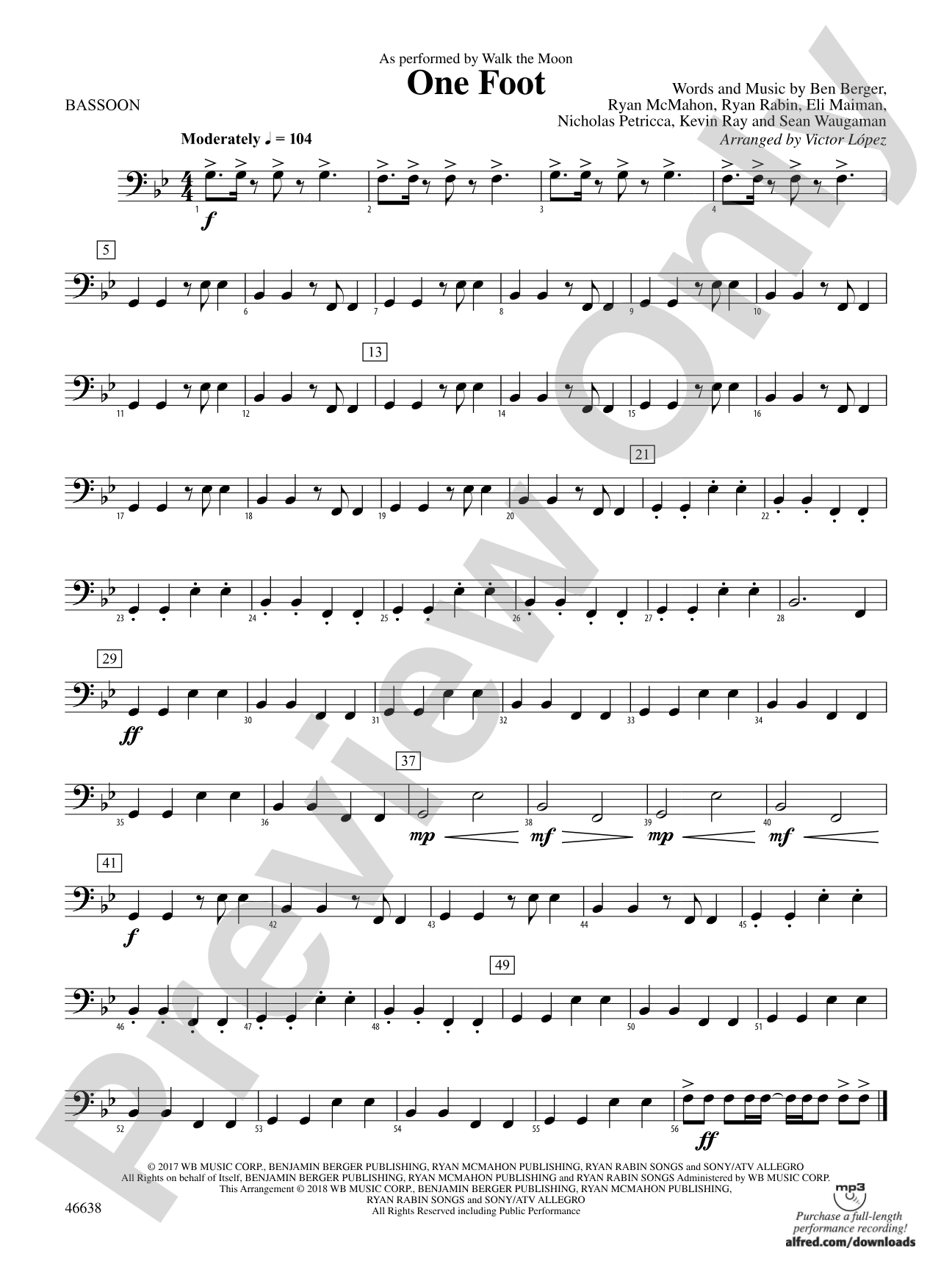 One Foot: Bassoon