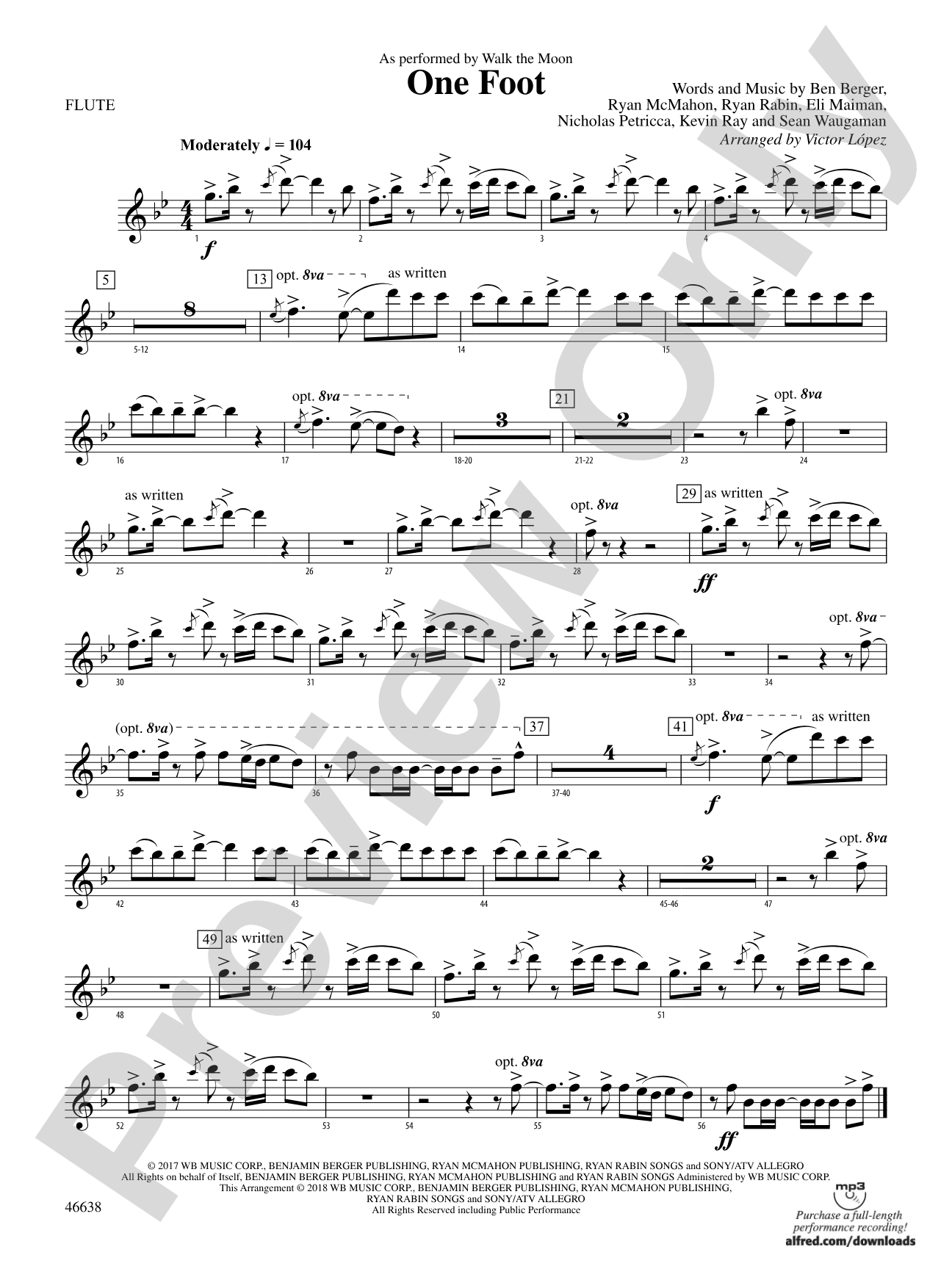 One Foot: Flute