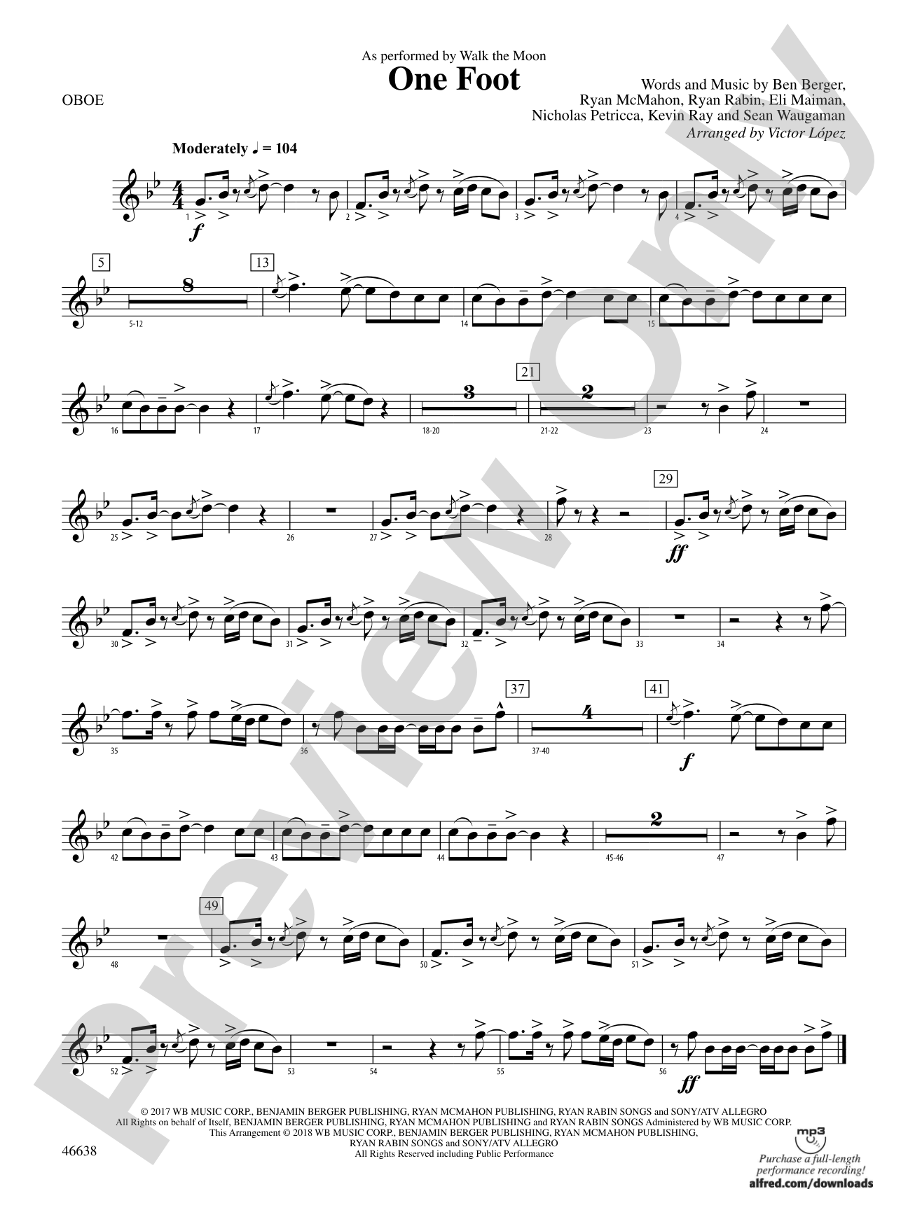 One Foot: Oboe