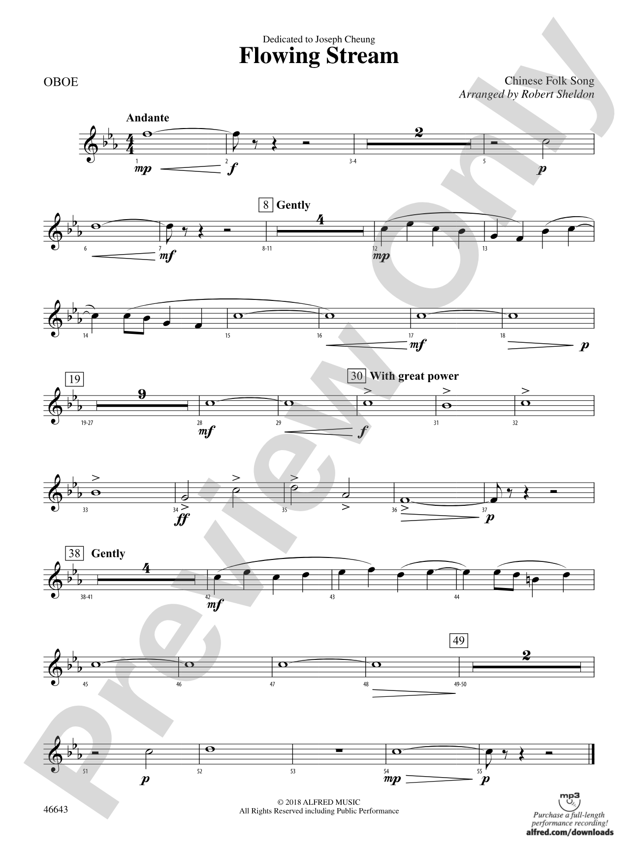Flowing Stream: Oboe