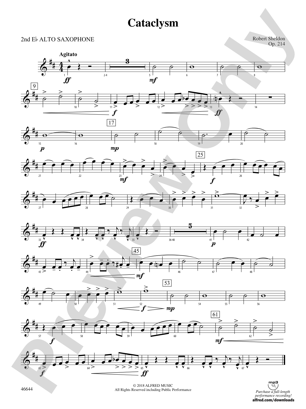 Cataclysm: 2nd E-flat Alto Saxophone