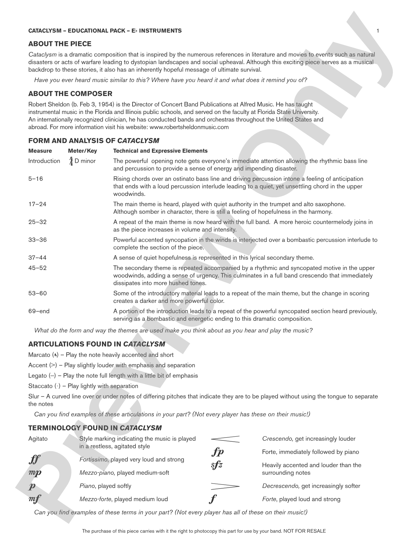 Cataclysm: Eb Educational Pack