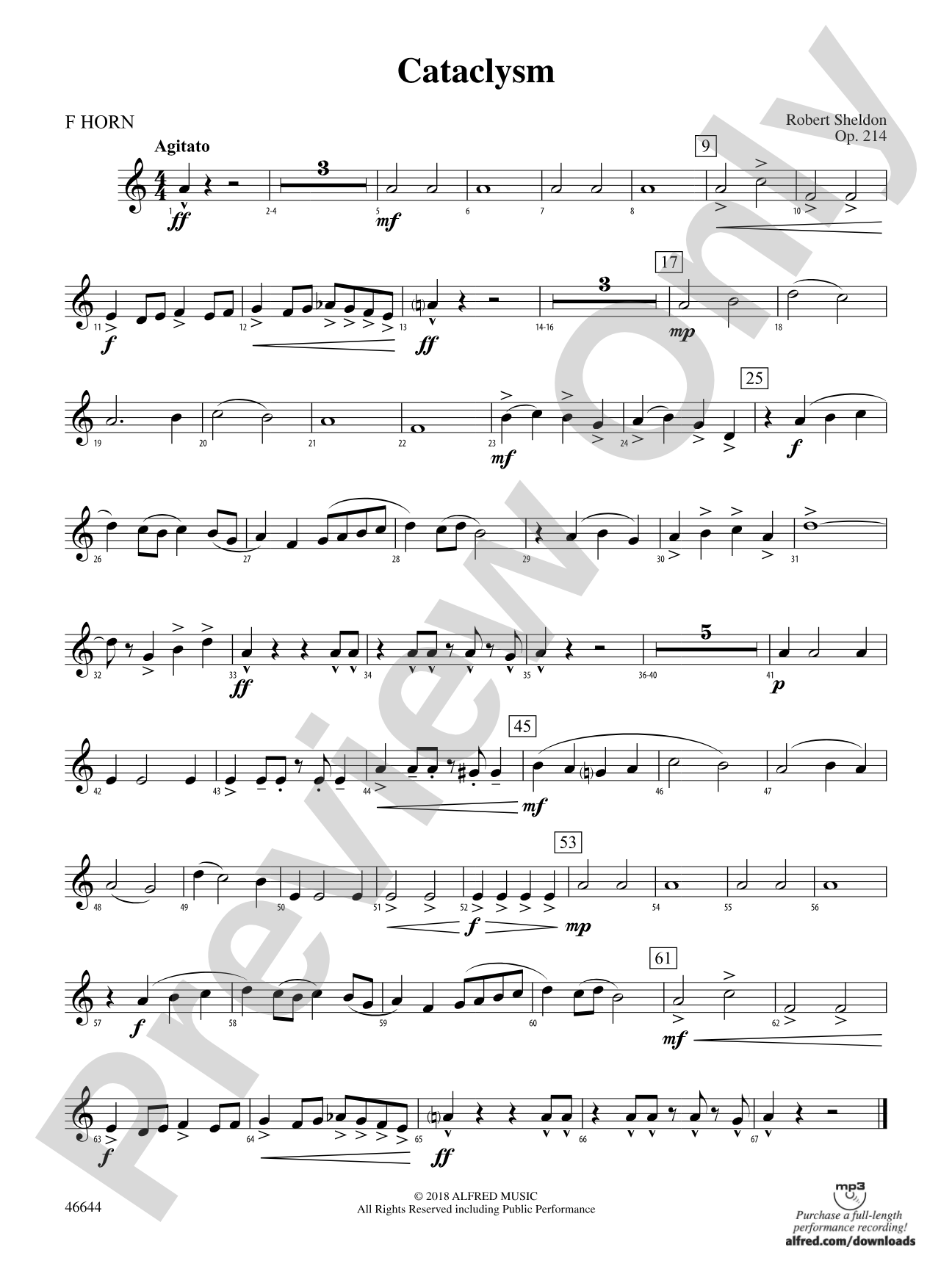 Cataclysm: 1st F Horn