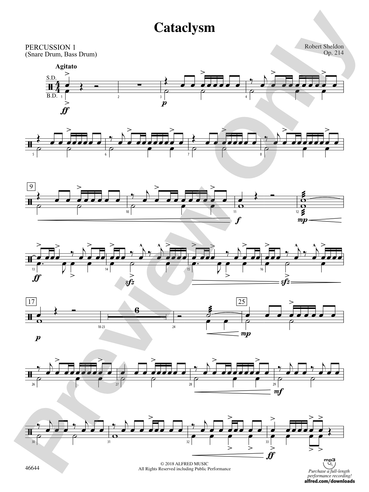 Cataclysm: 1st Percussion