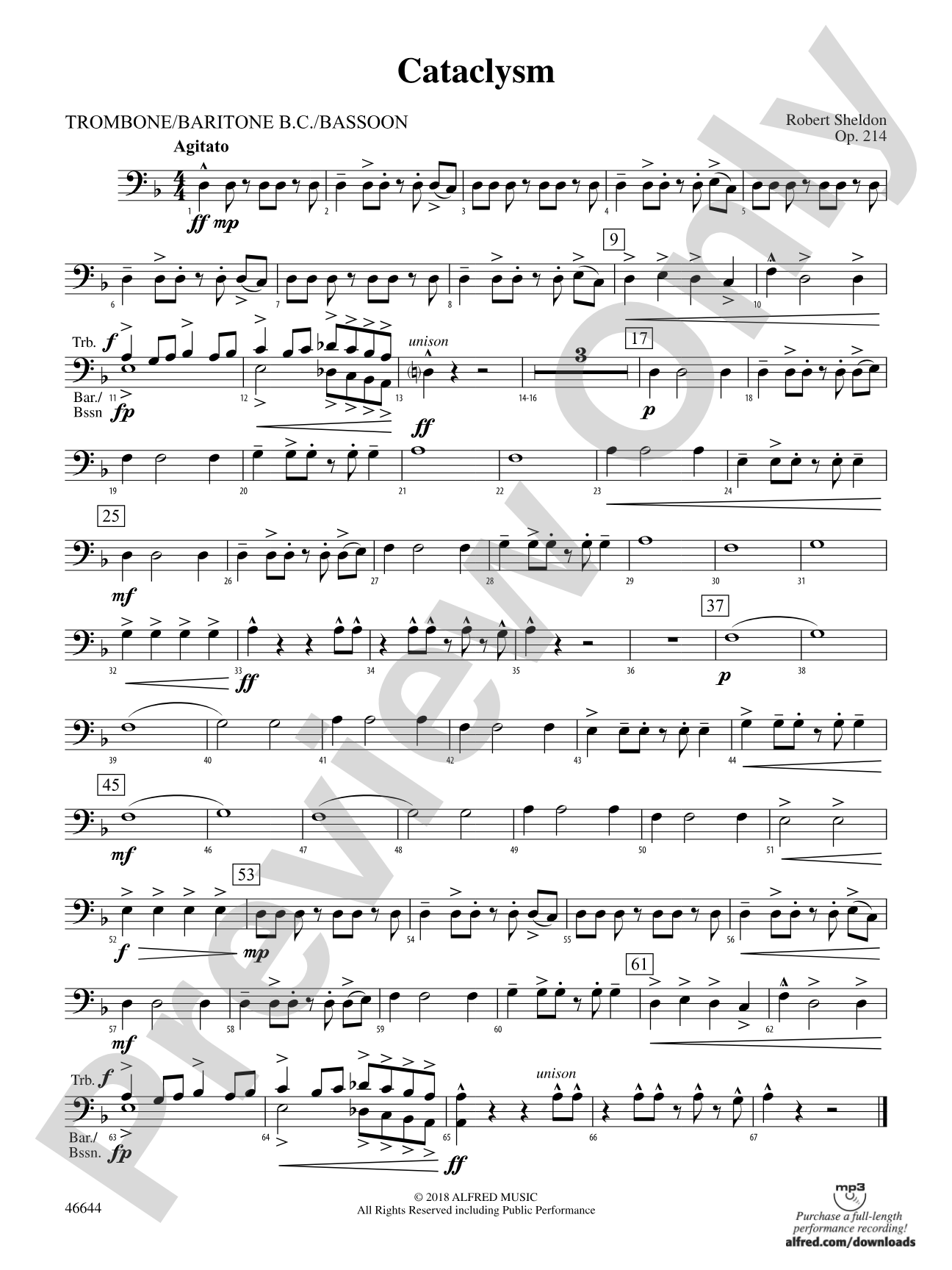 Cataclysm: 1st Trombone