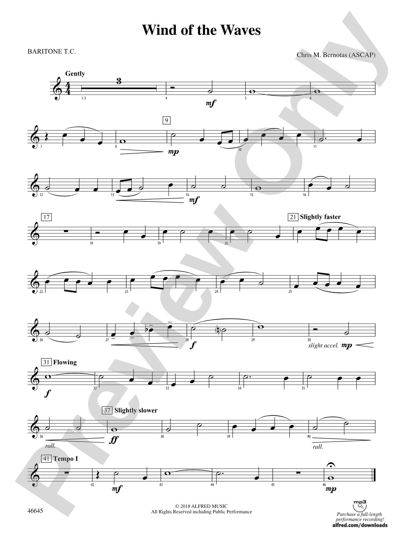 Wind of the Waves: Baritone T.C.