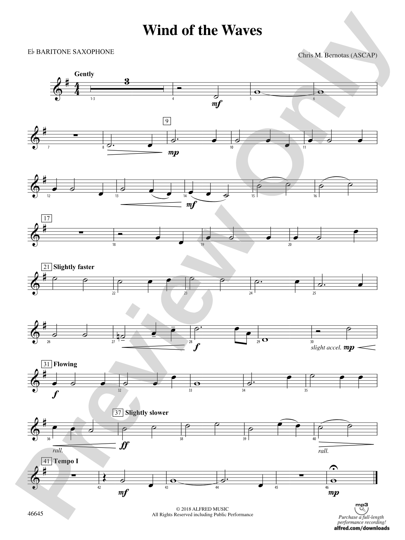 Wind of the Waves: E-flat Baritone Saxophone