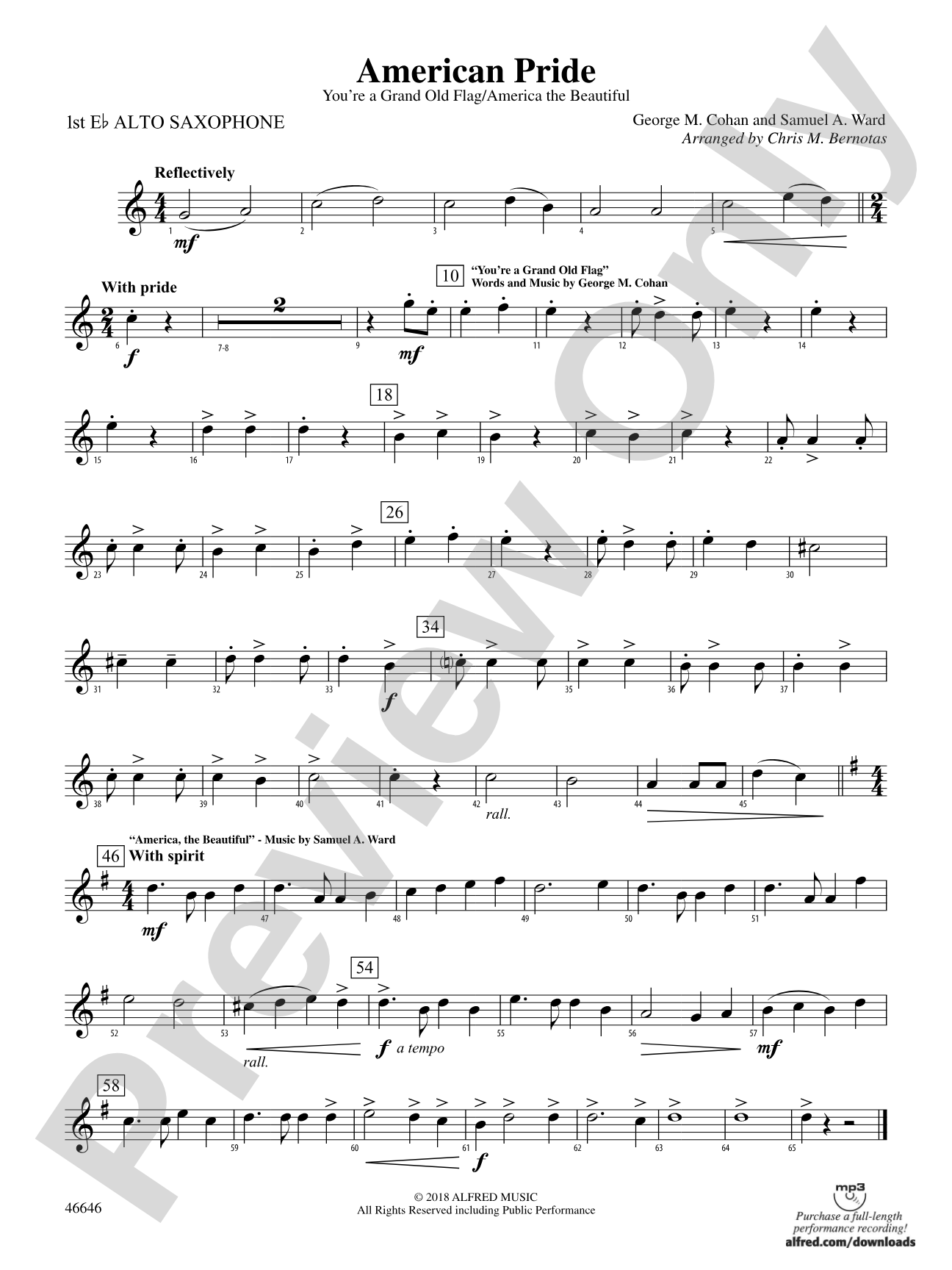 American Pride: E-flat Alto Saxophone
