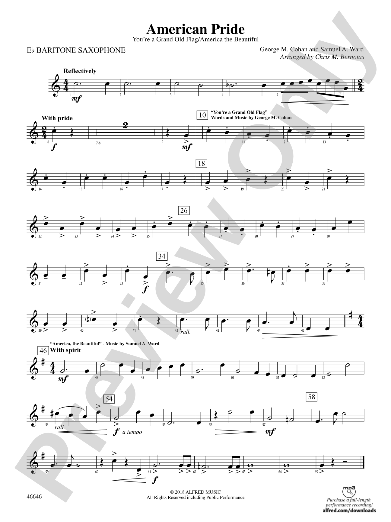 American Pride: E-flat Baritone Saxophone