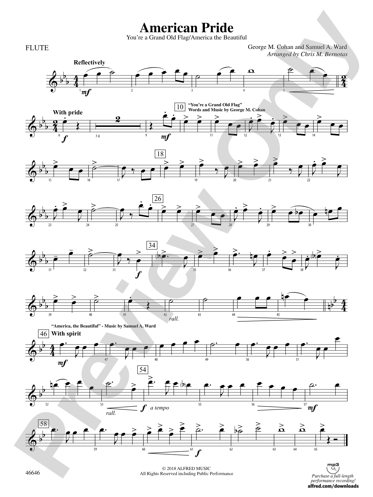 American Pride: Flute