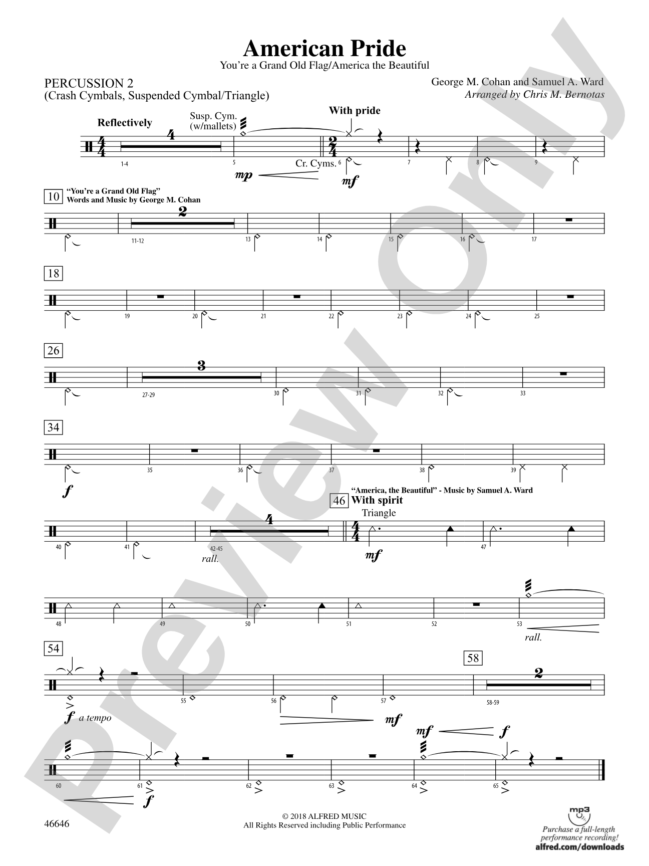 American Pride: 2nd Percussion
