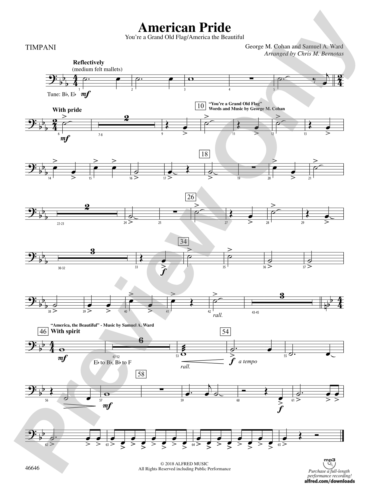 American Pride: Timpani