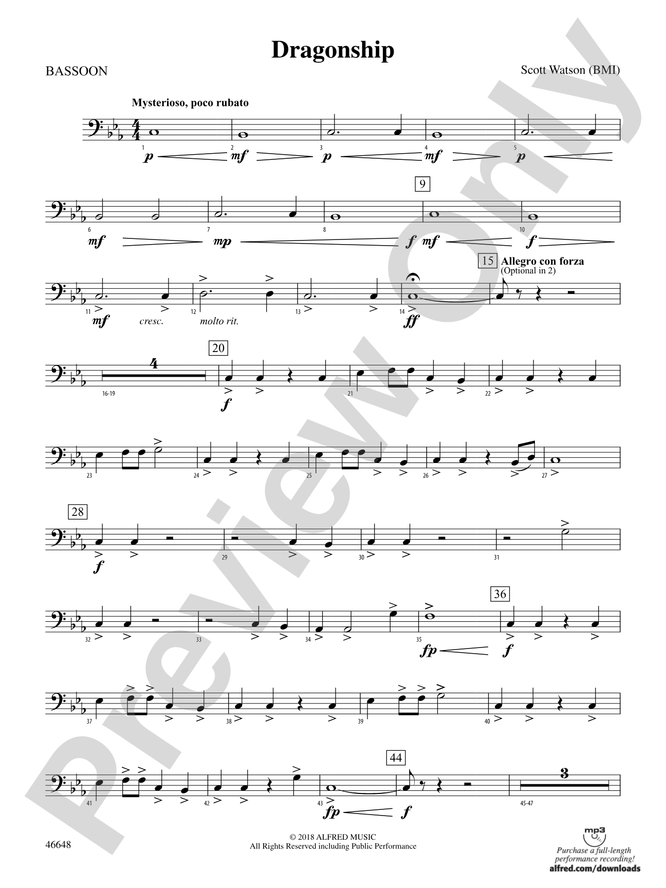 Dragonship: Bassoon